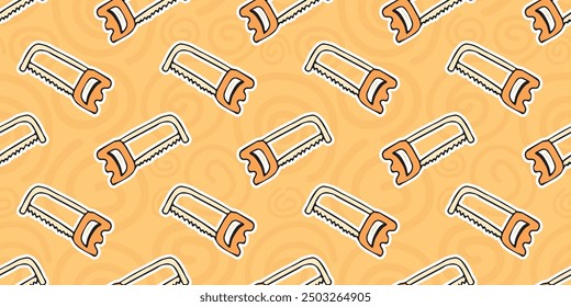 axe. saw. a hammer. blade. the tool. vector. doodle. the pattern. seamless pattern. for textiles. beautiful pattern for printing on wrapping paper.