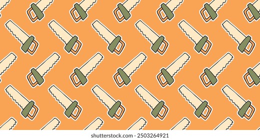 axe. saw. a hammer. blade. the tool. vector. doodle. the pattern. seamless pattern. for textiles. beautiful pattern for printing on wrapping paper.