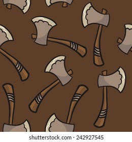axe seamless pattern