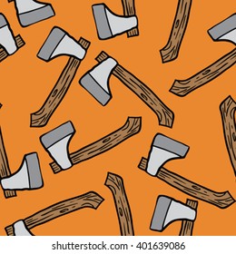 axe seamless pattern