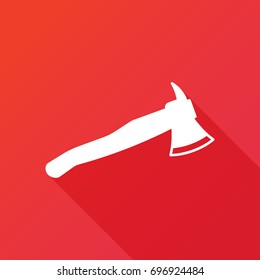 Axe sign vector icon. hatchet sign