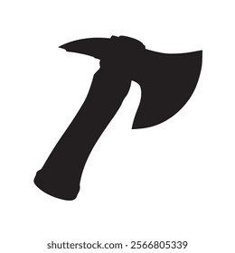 Axe silhouette icon vector design.
