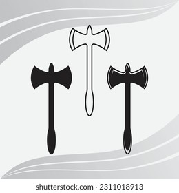 Axe, Axe Silhouette,Lumberjack Eps, Axe Eps, Clipart, Cross Axe, Woodcutter Eps