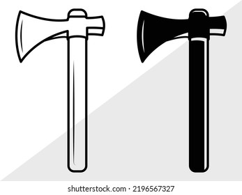 Axe SVG Printable Vector Illustration