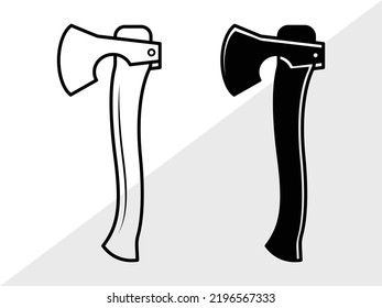 Axe SVG Printable Vector Illustration