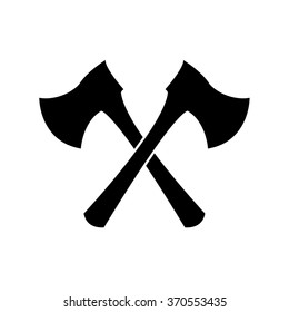 Axe Symbol Vector Illustration Stock Vector (Royalty Free) 370553435 ...