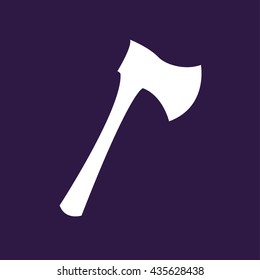 Axe symbol . Vector illustration