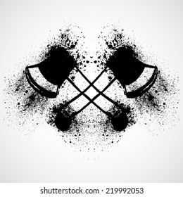 Axe symbol,vector
