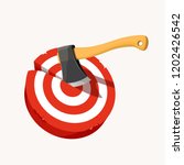 axe in target