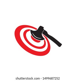 Axe in Target Stock Vectors