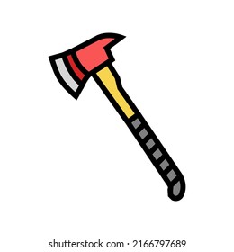 axe tool color icon vector. axe tool sign. isolated symbol illustration