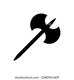 Axe, tool, fantasy, game icon. Vector flat trendy style llustration on white background..eps