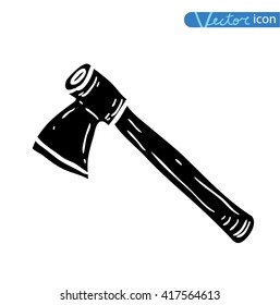 axe tool icon , vector illustration.