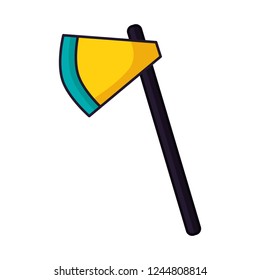 axe tool on white background