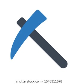 axe  vector glyph color icon 