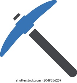 axe vector glyph color icon