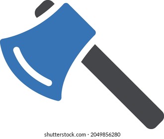 icono de color de glifo vectorial de ax