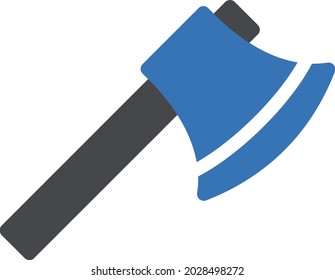 icono de color de glifo vectorial de ax