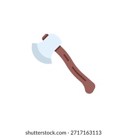 Icono de Vector de hacha. Estilo plano del icono de la aventura. uso perfecto para el logotipo, la presentación, el Sitio web, y más. estilo moderno del color del diseño del icono