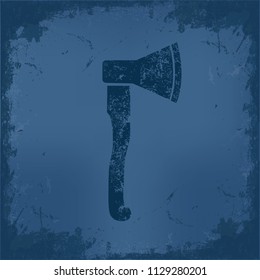 Axe vector icon design