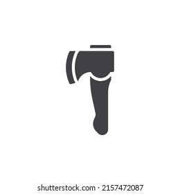 Axe vector icon. filled flat sign for mobile concept and web design. Ax glyph icon. Symbol, logo illustration. Vector graphics