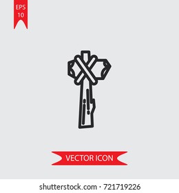 Axe vector icon, illustration symbol