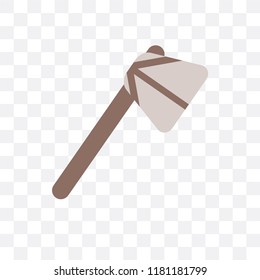 Axe vector icon isolated on transparent background, Axe logo concept