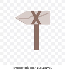 Axe vector icon isolated on transparent background, Axe logo concept