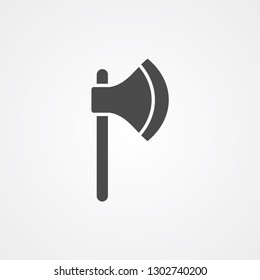 Axe vector icon sign symbol