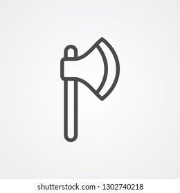 Axe vector icon sign symbol