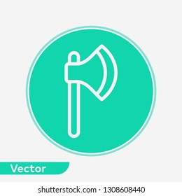 Axe vector icon sign symbol