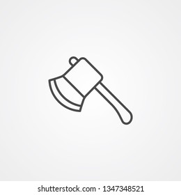 Axe vector icon sign symbol