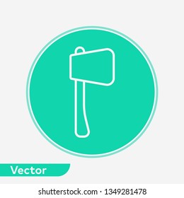 Axe vector icon sign symbol