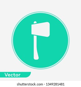 Axe vector icon sign symbol