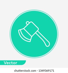 Axe vector icon sign symbol