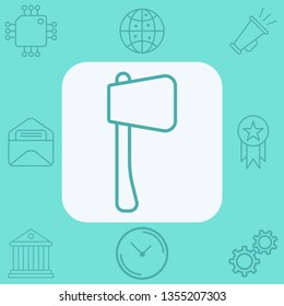 Axe vector icon sign symbol