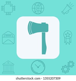 Axe vector icon sign symbol