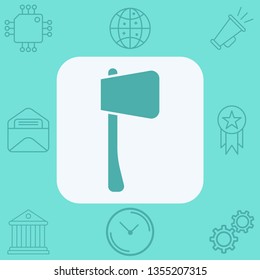 Axe vector icon sign symbol