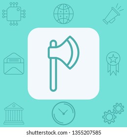 Axe vector icon sign symbol