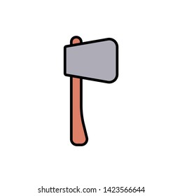 Axe vector icon sign symbol