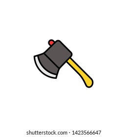 Axe vector icon sign symbol