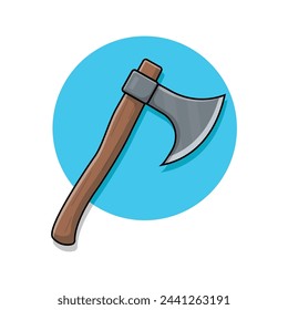 Axe Vector Illustration. Axe Logo Concept Design