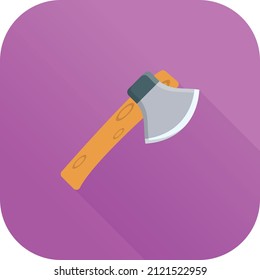 axe Vector illustration on a transparent background.Premium quality symmbols.Vector line flat icon for concept and graphic design.
