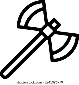 ilustración de ax Vector en un fondo transparente. Símbolos de calidad superior. Iconos vectoriales de línea delgada para el diseño de conceptos y gráficos.