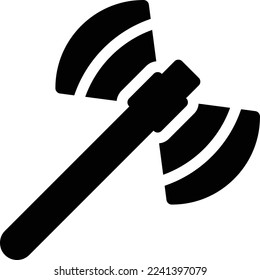 axe Vector illustration on a transparent background. Premium quality symmbols. Glyphs vector icons for concept and graphic design.