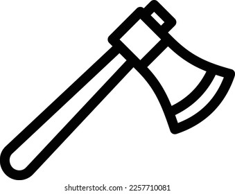 ilustración de ax Vector en un fondo transparente. Símbolos de calidad superior. Iconos vectoriales de línea delgada para el diseño de conceptos y gráficos. 
