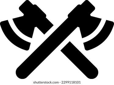 ilustración de ax Vector en un fondo transparente. Símbolos de calidad superior. Iconos vectoriales de glifos para diseño de conceptos y gráficos.