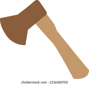 axe vector illustration on white background