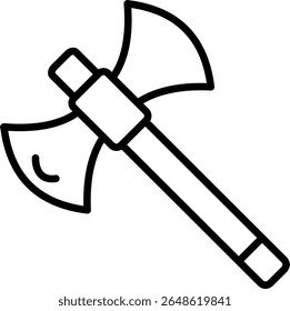 Axe-Vektorlinien-Symboldesign