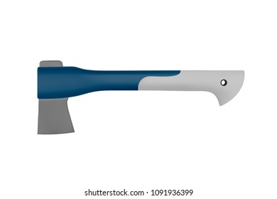An axe in a vector on a white background.Axe logo.